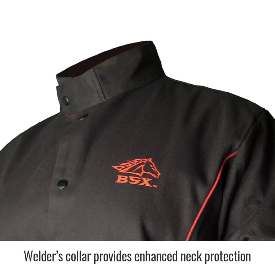 Black Jesseyさん専用 BlueBloodエアテックス Black Stallion BSX Contoured FR Cotton Welding Jacket, Black